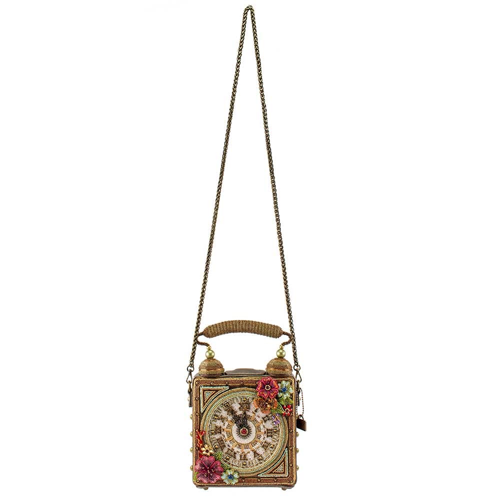 Mary Frances Time of Your Life Top Handle Clock Handbag, Multi