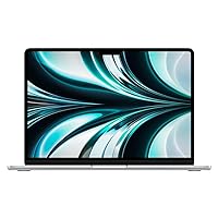 2022 Apple MacBook Air Laptop with M2 chip: 13.6-inch Liquid Retina Display, 8GB RAM, 256GB SSD Storage, Backlit Keyboard, 1080p FaceTime HD Camera. Works with iPhone and iPad; Silver