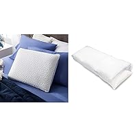 Forever Cool Gel Memory Foam Pillow, Standard Size, Medium Support & Embrace Memory Foam Body Pillow, Medium Support