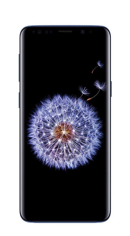 Samsung Galaxy S9, 64GB, Coral Blue - Fully Unlocked (Renewed)