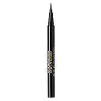 Fine Bristle Tip Pen - Creamy, Buildable Formula for Shaping and Defining Eyebrows - Waterproof, Long Lasting, 24 Hour Color - Precise Bristled Applicator Tip - Charcoal - 0.02 oz