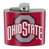The Ohio State University Primary Logo Stainless Steel 5oz Hip Drink Kidney Flask