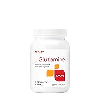 GNC L-Glutamine 1000 mg - 100 Vegetarian Caplets (100 Servings)