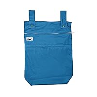New Hanging Wetbags, Potty Training, Handy Travel Bag, 2 Layers Waterproof, Reusable (Large, Harbor Teal)