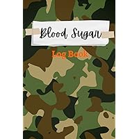 Blood Sugar Log Book: Weekly Blood Sugar Diary with Notes, 104 Weeks Monitoring Your Blood Sugar: Daily Diabetic Glucose Tracker Journal Book