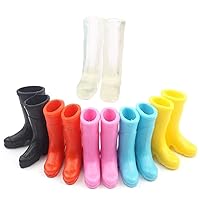 24 Pairs Models Decor Ornament Toys Tiny House Doll House Shoes Doll Boots Toy House Rain Shoe Toy House Shoes Small House Props Micro Landscape Props Mini Rain Boots Plastic