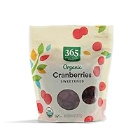 Organic Dried Sweetened Cranberries, 8 Ounce