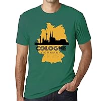 Men's Graphic T-Shirt Cologne Germany Eco-Friendly Limited Edition Short Sleeve Tee-Shirt Vintage Birthday Gift