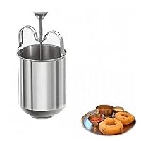 Stainless steel Medu Vada Donut Maker Dispenser Perfectly Shaped & Crispy Medu Vada, Hygienic Without Any Hassle Kitchen Gadgets Tools South Indian Dishes Utensils