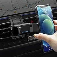 Car Phone Holder fit for BMW X5 X6 2019-2023,BMW X7 2019-2022 Electric Clamping Mobile Phone Mount Rotatable Adjustable Safe and Convenient Phone Navigation for 4-7 inches Smartphone