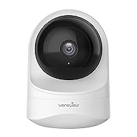 wansview Baby Monitor Camera, 2K Wireless Security Camera for Home, WiFi Pet Camera for Dog and Cat, 2 Way Audio, Night Vision, Works with Alexa Q6-W