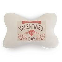 Red Happy Valentine's Day 14 Heart Arrow Car Trim Neck Decoration Pillow Headrest Cushion Pad