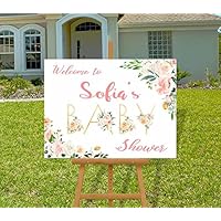 Baby Shower yard sign, Drive By Baby Shower, Drive Through Baby Shower Yard Sign, Girl Baby Shower, Yard Sign, Welcome to Baby Shower