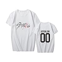 Stray Kids Merch Tshirt Skz Support Shirt Jisung Felix Hyunjin Minho Changbin Tee Shirt Unisex Tee Top