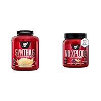 SYNTHA-6 Whey Protein Powder with Micellar Casein, Milk Protein Isolate Powder & N.O.-XPLODE Pre Workout Powder, Energy Supplement for Men and Women with Creatine