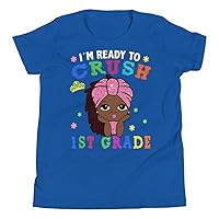 I'm Ready to Crush 1st Grade Shirt Afro Melanin Back to School Kid Gift T-Shirt