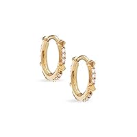 Kendra Scott White Diamond Jett Earrings in 14k Gold, Fine Jewelry for Women