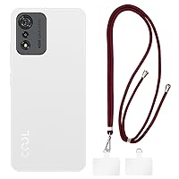 Coolpad Cool 30 Case + Universal Mobile Phone Lanyards, Neck/Crossbody Soft Strap Silicone TPU Cover Bumper Shell for Coolpad Cool 30 (6.52”)