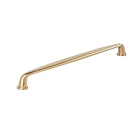 Amerock BP53806CZ | Champagne Bronze Appliance Pull | 18 inch (457mm) Center-to-Center Cabinet Handle | Kane | Furniture Hardware