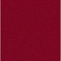 Endurance Red 6 ft. x 6 ft. Polyester Machine Tufted- Cut Pile Simply Solids Rug