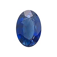 0.74-1.18 Cts of 7x5 mm AA Oval Cut Natural Blue Sapphire (1 pc) Loose Gemstone