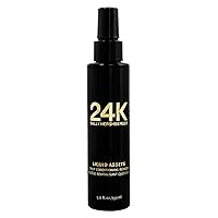 24K Liquid Assets Daily Conditioning Remedy - Weightless Leave-In Treatment for Luscious, Refreshed Locks - Bonding, Keratin-Fortified Formula - Paraben And Phthalate Free - 150 ml