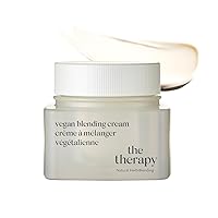 The Therapy Vegan Blending Cream Face Moisturizer- Soothing, Anti-Aging, Anti-Wrinkle, Firming Cream- Refillable- Face Cream Ideal for Sensitive & Dry Skin- Korean Skin Care