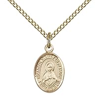 Jewels Obsession Immaculate Heart of Mary Pendant | Gold Filled Immaculate Heart of Mary Pendant - 18