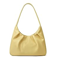 Shoulder Bags for Women, Ruched Handbag Purse Cloud Bag Designer Dumpling Tote Clutch