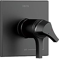 DELTA FAUCET T17T074-BL TempAssure 17T Series Valve Trim Only, Matte Black