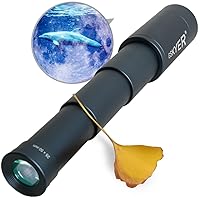 25x50 Gskyer Monocular Telescope HD High Powered Scope for Adult with FMC Lens BAK-4 Prism, The High-End Art Collection, Optics Monoculars for Bird Watching Travelling Watching Games Hiking Hunting