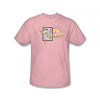Wonder Woman Island Princess Adult S/S T-Shirt in Pink by DC Comics