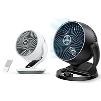 Dreo Oscillating Fan for Bedroom, 9 Inch Quiet Table Fans for Home Whole Room & Fans for Home Bedroom, Table Air Circulator Fan for Whole Room, 9 Inch, 70ft Strong Airflow, 120° adjustable tilt