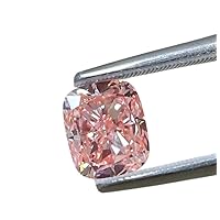 2.00 CT Loose Natural Diamond Fancy Intense Pink Cushion Cut GIA Certified (AJ767)