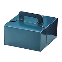 Pearl Metal D-2072 V-day Deco Cake Box, 7.1 inches (18 cm), Chiffon, Blue