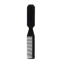 2 In 1 Retro Neck Duster Broken Remove Comb Brush Fit For Hair Styling Quick Hair Cleanup Salon Tool Comfortable Design Neck Duster Comb Brush Hair Brush For Styling Salon Tools For Neck Duster Soft