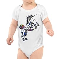 Unicorn Robot Baby bodysuit - Cool Design Item - Boys Clothing