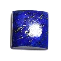 Genuine Lapis Lazuli 10x10 mm cabochon Loose Gemstone Square Shape Astrology Stone At Wholesale Price
