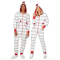 Tipsy Elves Christmas Onesies for Adults - Comfy Women’s Matching Holiday Jumpsuits with Convenient Pockets