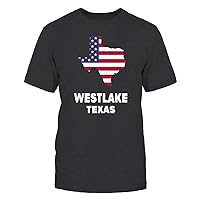 FanPrint Texas American Flag Westlake USA Patriotic Souvenir