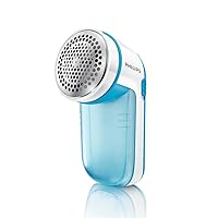Philips Fabric Shaver, Removes Fabric Pills, Suitable for All Garments, Large Blade Surface, Cleaning Brush, Includes Batteries, Blue (GC026/00)