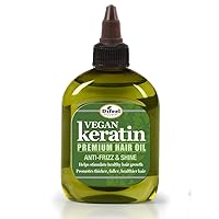Vegan Keratin Premium Hair Oil - Anti Frizz & Shine 7.1 oz.