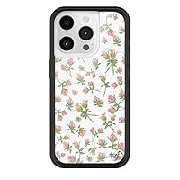 Wildflower Cases - Pink Posie Rosie Case, Compatible with Apple iPhone 15 Pro | Cute, Trendy, Floral, Pink Flowers - Protective Bumper, 4ft Drop Test Certified, Women Owned Small Business