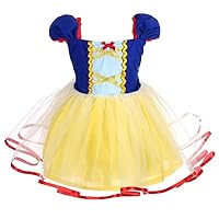 Dressy Daisy Princess Dress with Apron Summer Outfit Casual Wear for Girls Size 6