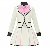 Kyoto Anime Cosplay Costume for Girls, White