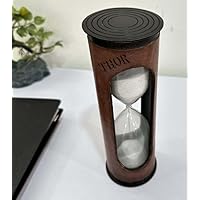 Classic Sand Timer for Home, Desk, Office Engraved 8