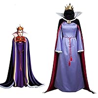 Evil Queen Cosplay Costume for Women Girls Men Adult Anime Outfit Halloween Cos