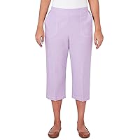 Alfred Dunner Women's Garden Party Capri Pants