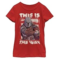 STAR WARS Mandalorian The Way Girls Short Sleeve Tee Shirt