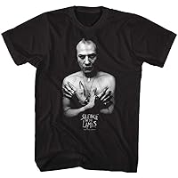 Silence of The Lambs Horror Film Hannibal Lecter Glam Shot Adult T-Shirt Tee